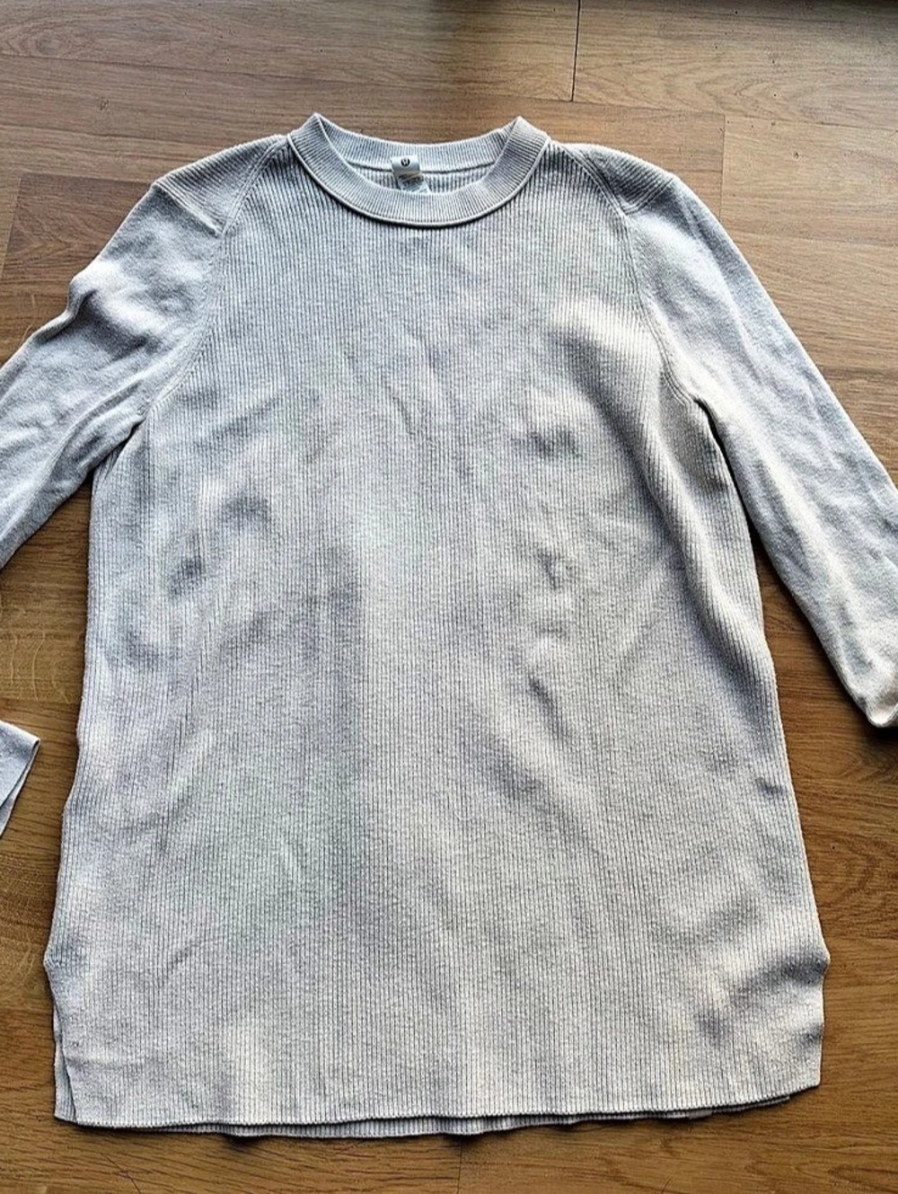 lululemon Take It All In Sweater Ribbed Crew Neck Medium